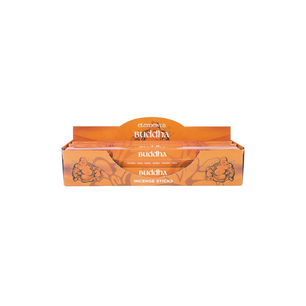 Elements Buddha Incense Sticks – Set of 6 Packs (120 Sticks)