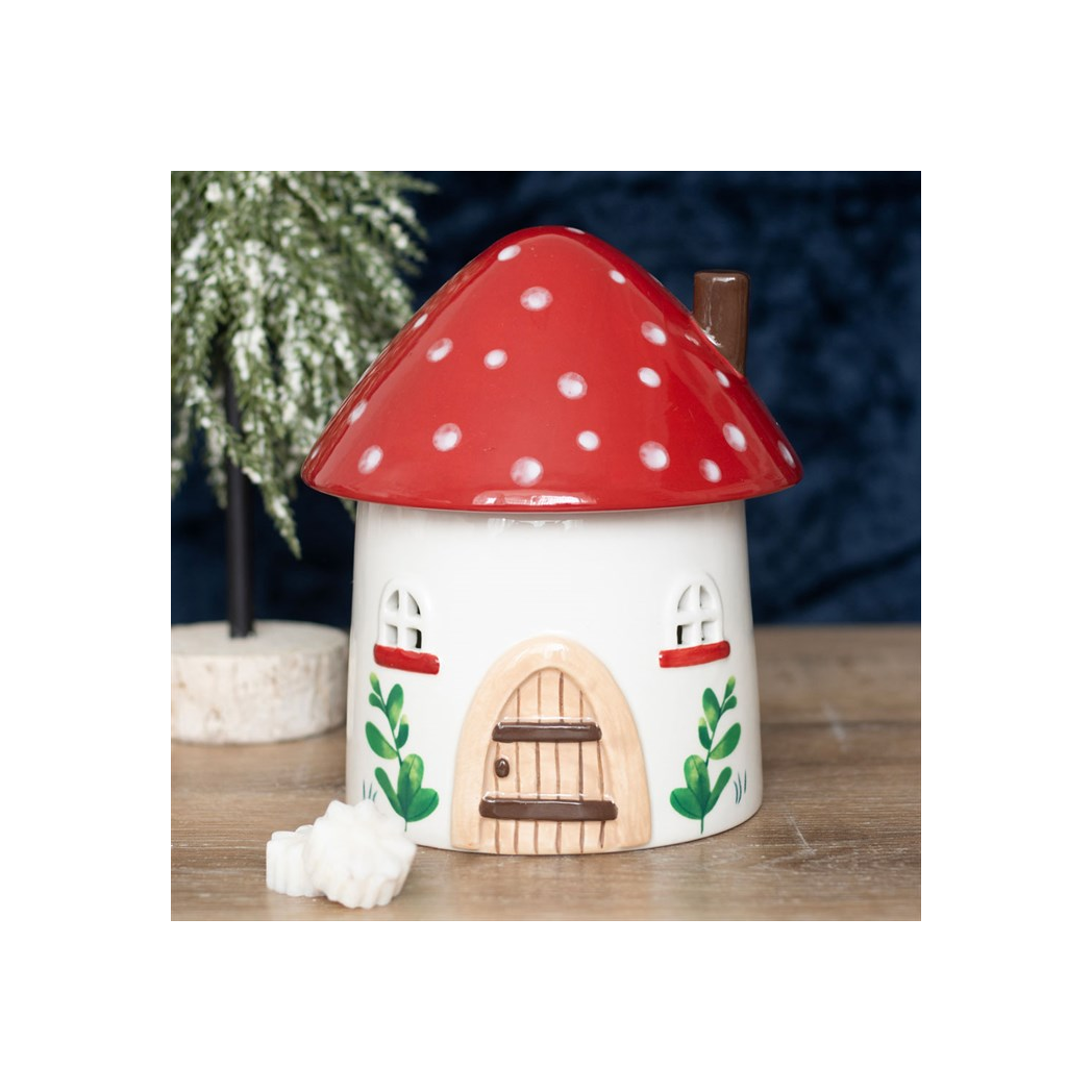 N/A Mushroom House Oil Burner and Wax Warmer -