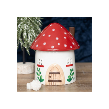 N/A Mushroom House Oil Burner and Wax Warmer -