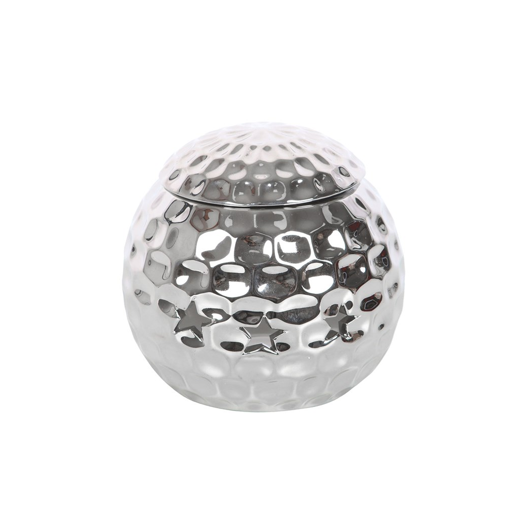 N/A Silver Disco Ball Oil Burner -