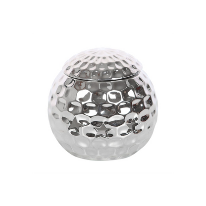 N/A Silver Disco Ball Oil Burner -
