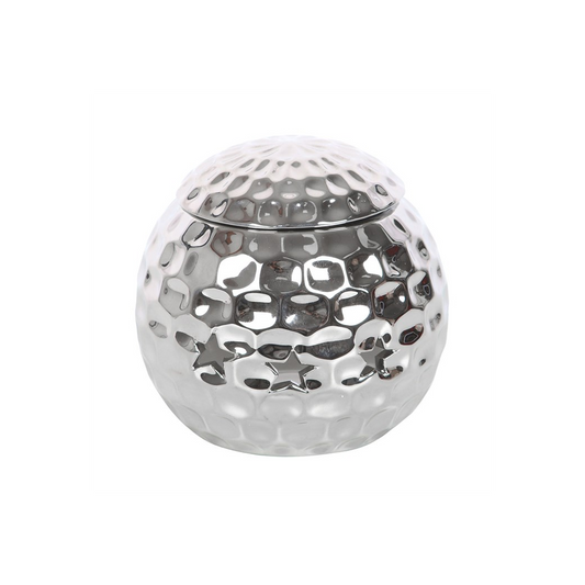 N/A Silver Disco Ball Oil Burner -