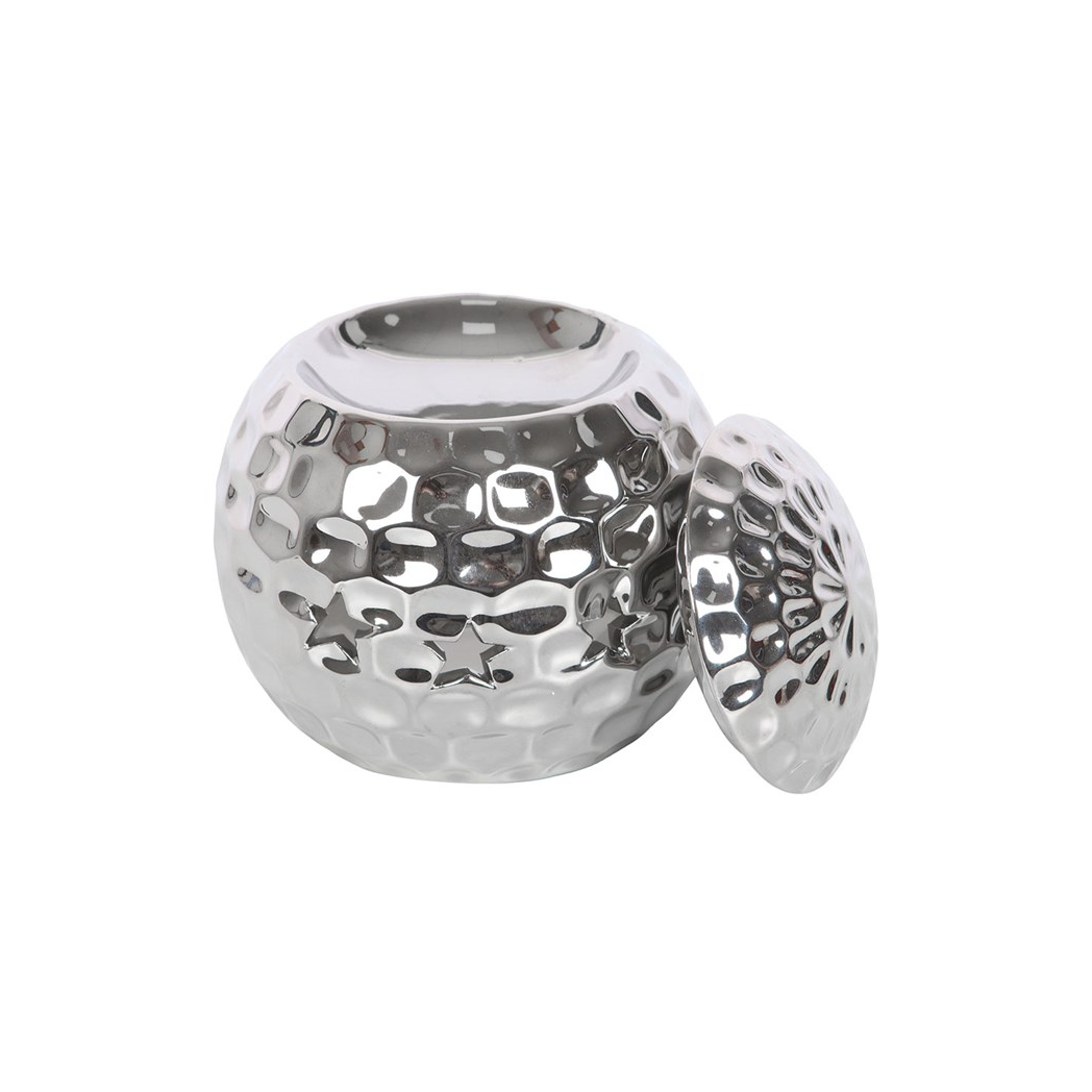 N/A Silver Disco Ball Oil Burner -