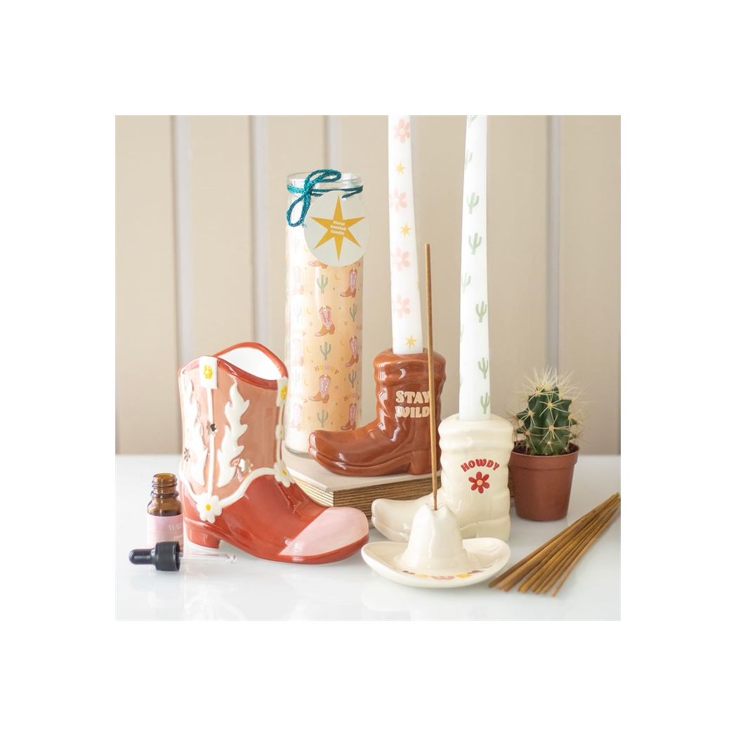 N/A Howdy Cowboy Hat Incense Stick Holder -