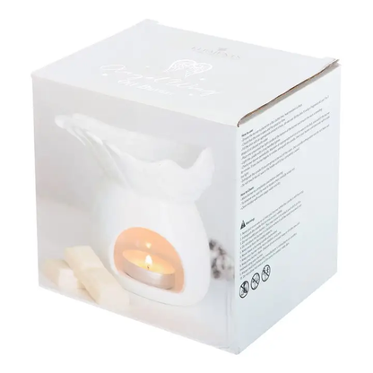 N/A Angel Wing Dish Oil Burner -