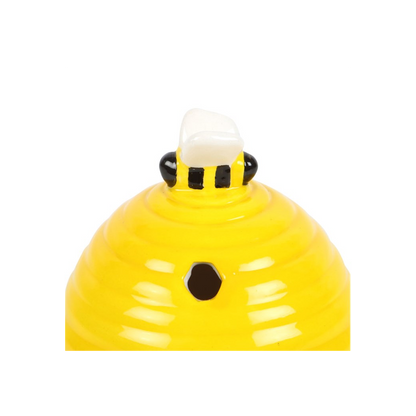 N/A Yellow Beehive Incense Cone Holder -