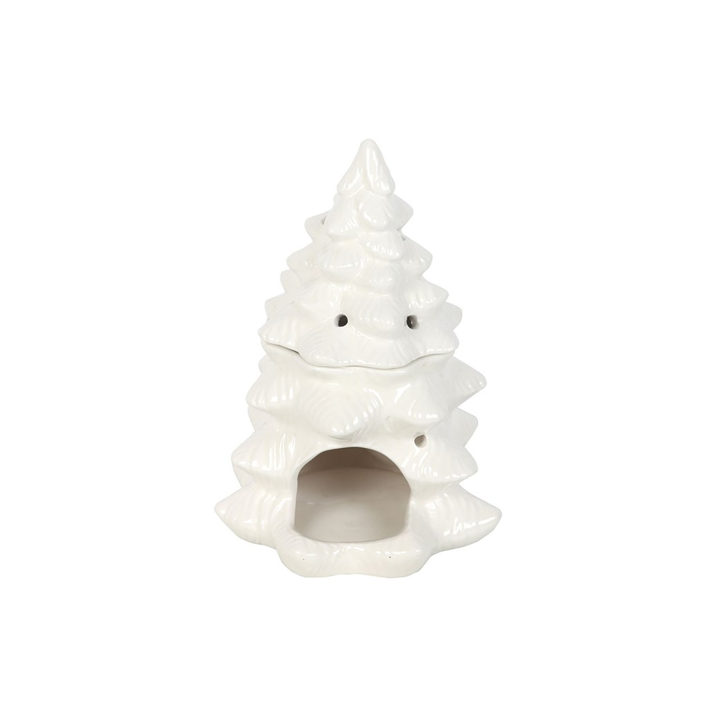 N/A White Fir Tree Oil Burner and Wax Warmer -