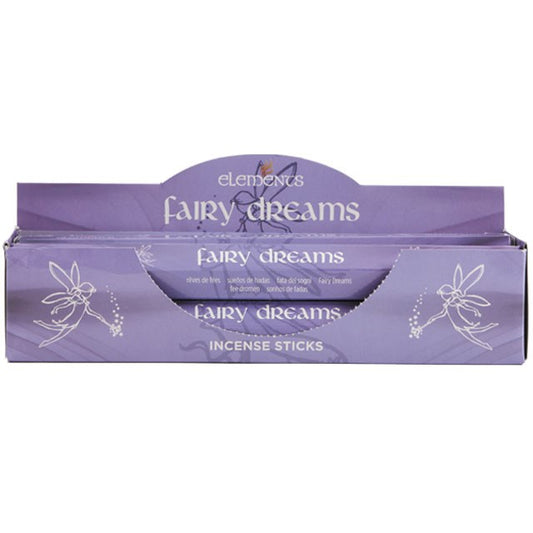 Bâtonnets d'encens Fairy Dreams Elements – Lot de 6 paquets (120 bâtonnets)