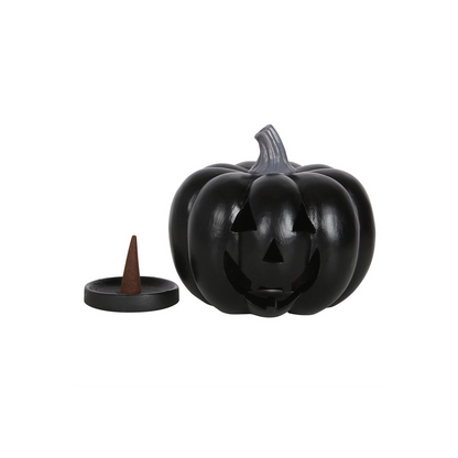 N/A Black Pumpkin Incense Cone Holder -