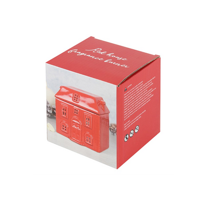 N/A Red Ceramic House Oil Burner -