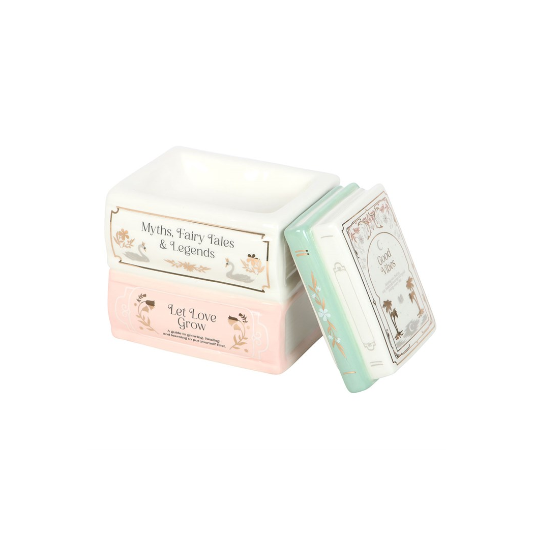 N/A Book Stack Oil Burner and Wax Warmer -