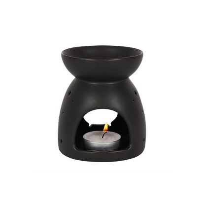 N/A Black Cauldron Cut Out Oil Burner -