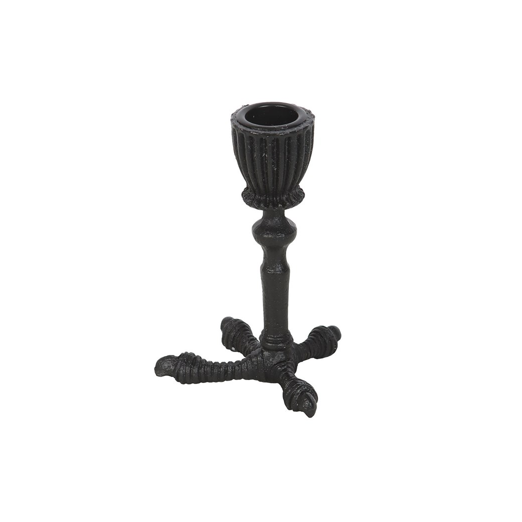 N/A Raven Claw Taper Candle Holder -