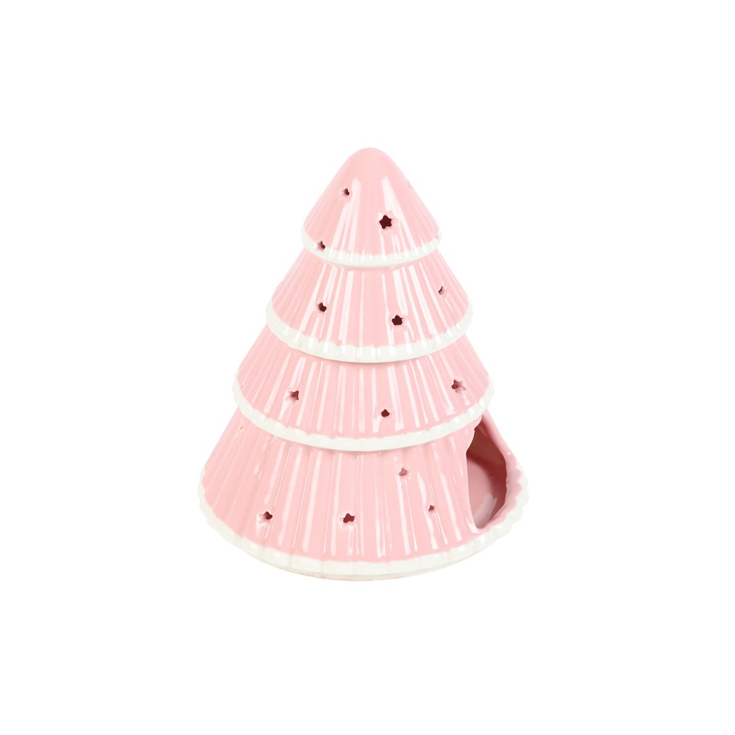 N/A Pink Christmas Tree Oil Burner -