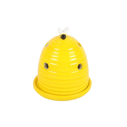 N/A Yellow Beehive Incense Cone Holder -