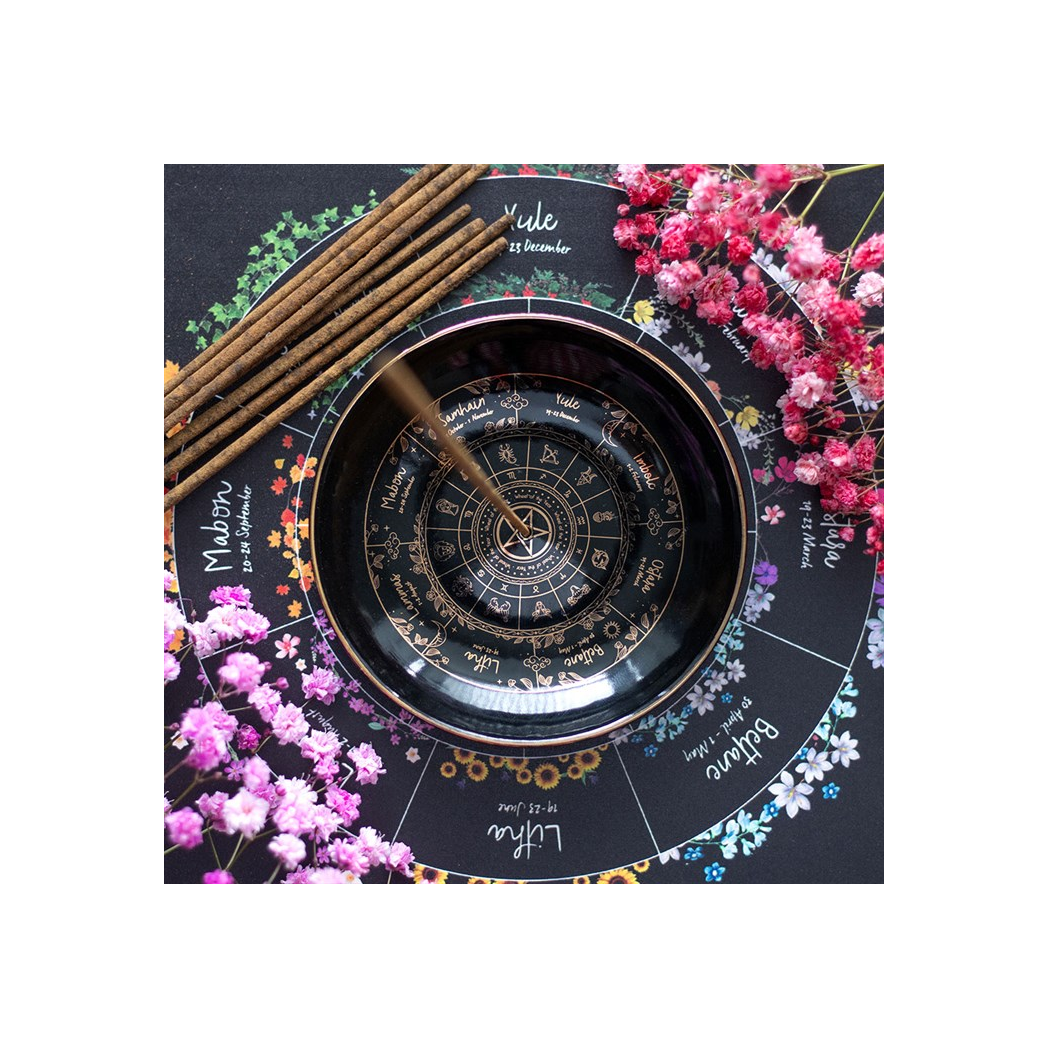 N/A Wheel of the Year Incense Holder -