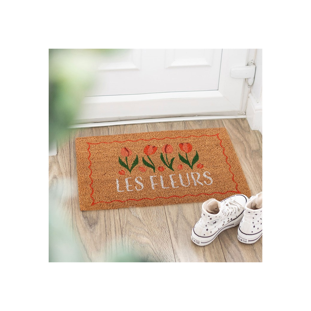 Tulip Doormat – Les Fleurs Floral Welcome Mat
