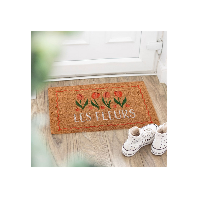Tulip Doormat – Les Fleurs Floral Welcome Mat