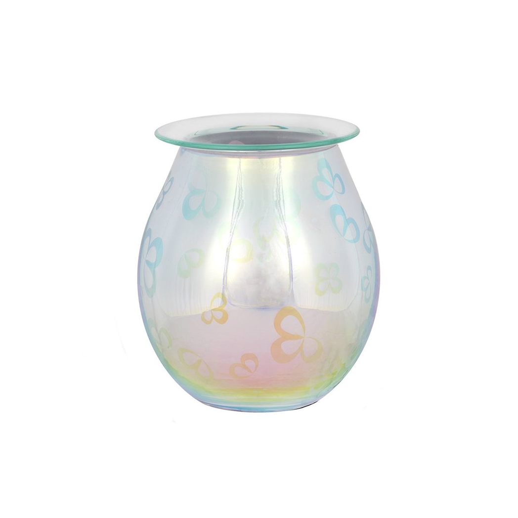 N/A 3D Flower Petal Light Up Electric Oil Burner -