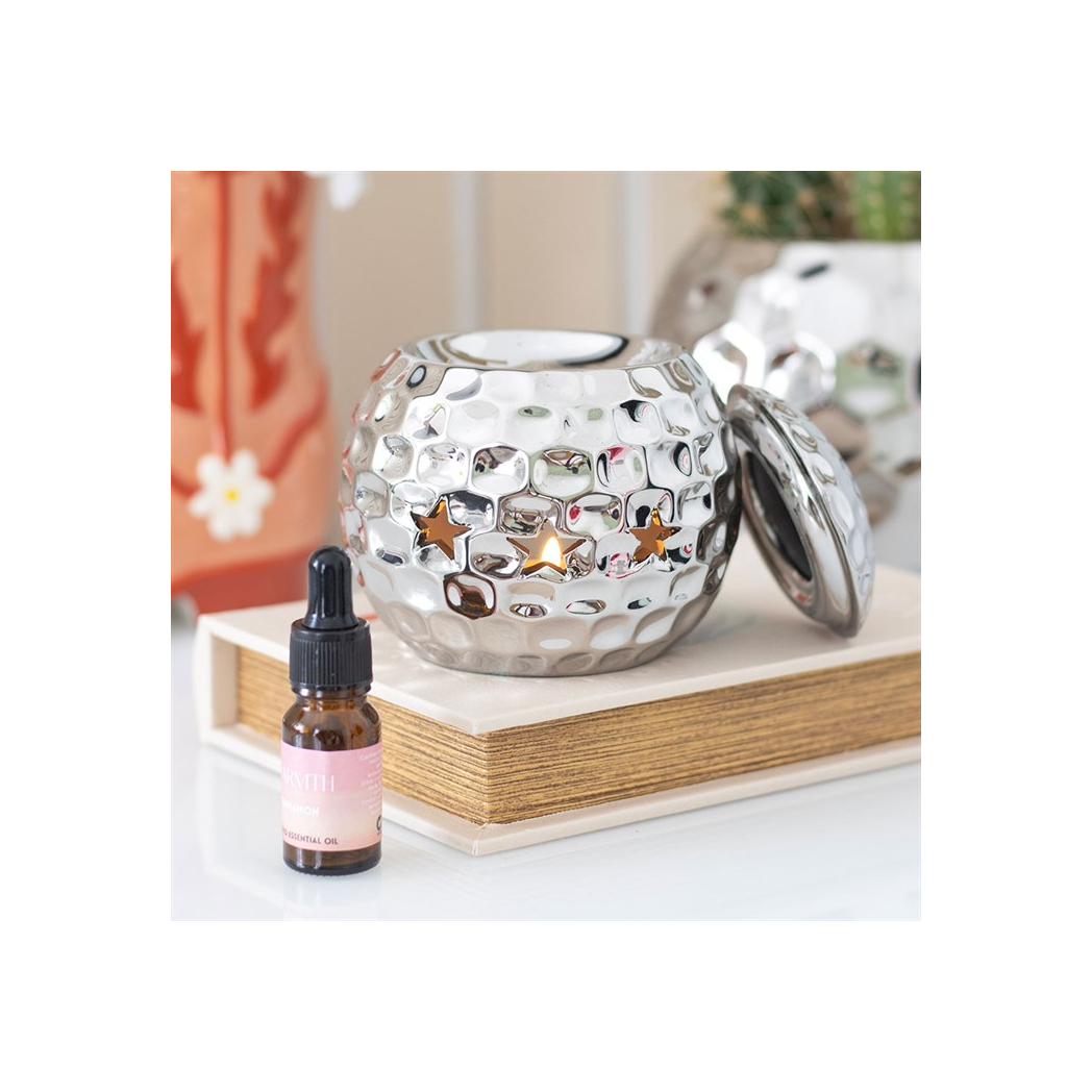 N/A Silver Disco Ball Oil Burner -