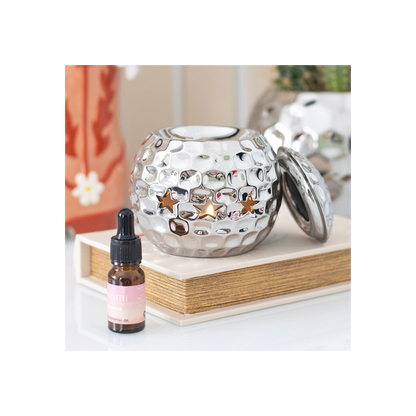 N/A Silver Disco Ball Oil Burner -