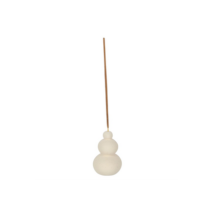 N/A Cream Speckle Balancing Stones Incense Stick Holder -