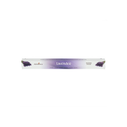 Elements Lavender Incense Sticks – Set of 6 Packs (120 Sticks)