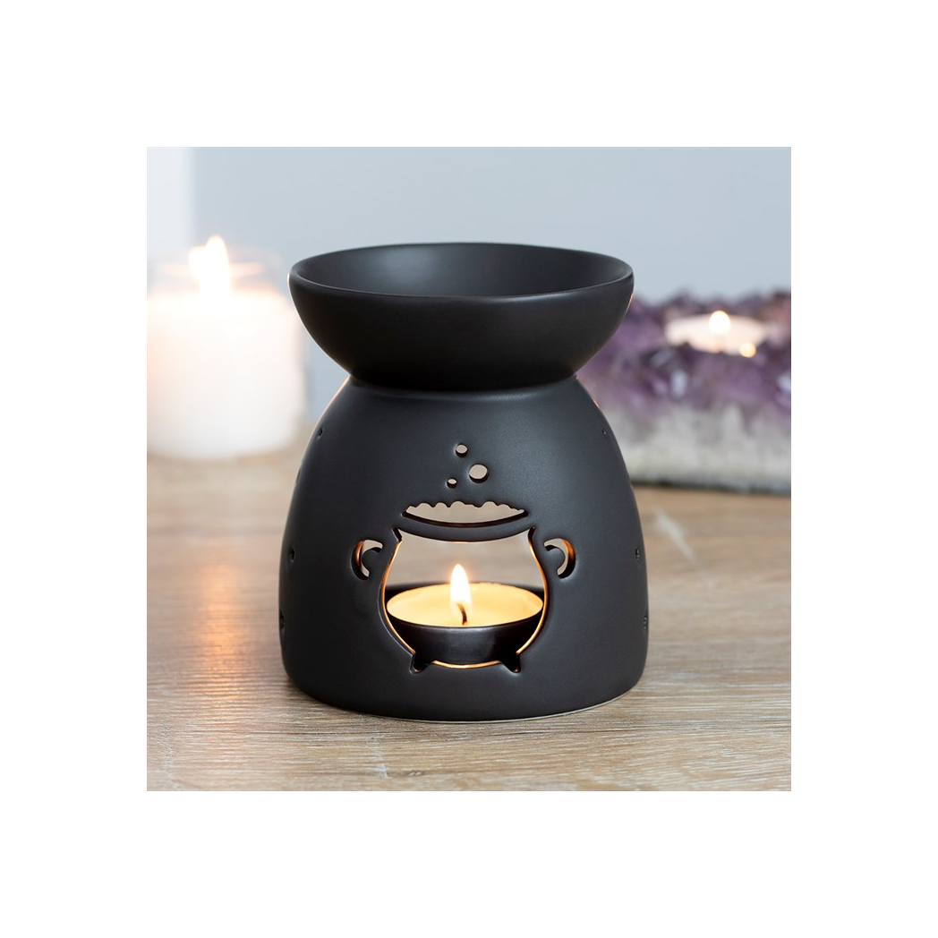 N/A Black Cauldron Cut Out Oil Burner -