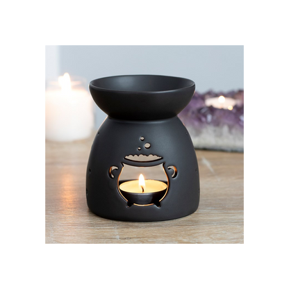 N/A Black Cauldron Cut Out Oil Burner -