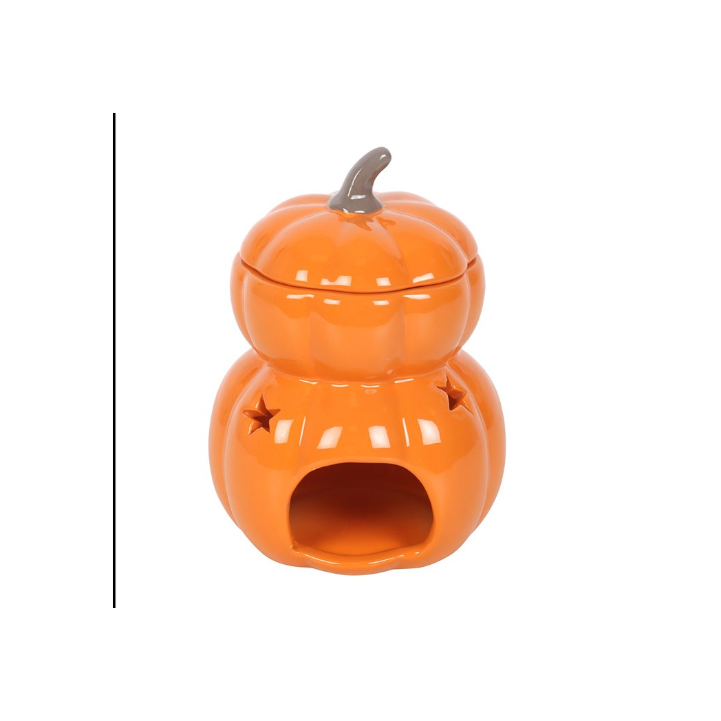 N/A Stacked Pumpkin Oil Burner and Wax Warmer -