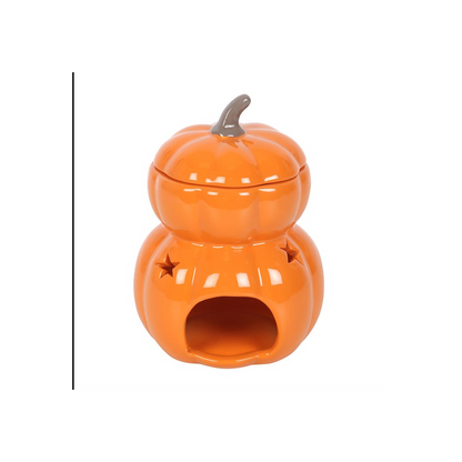 N/A Stacked Pumpkin Oil Burner and Wax Warmer -