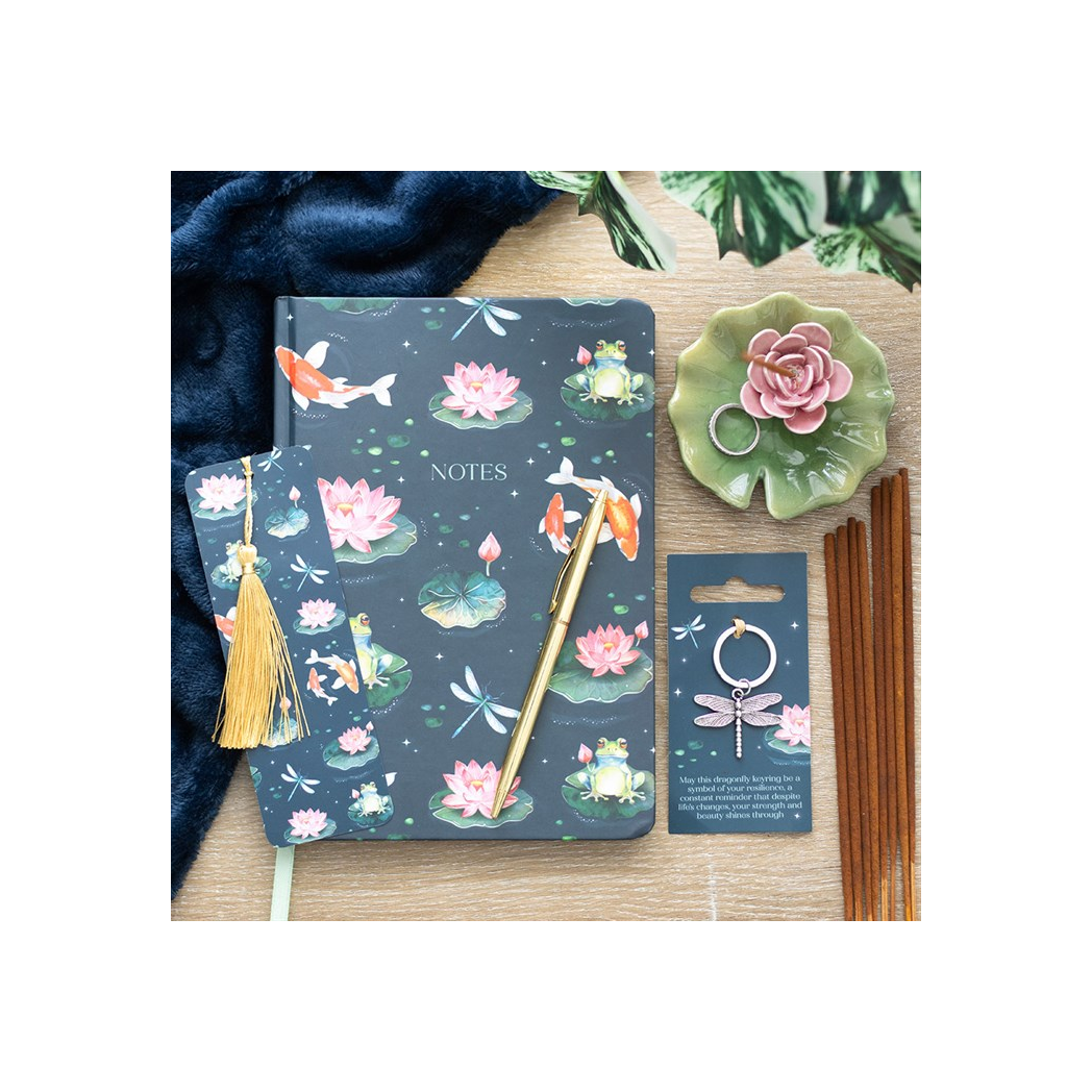 N/A Lily Pad Trinket Dish and Incense Stick Holder -