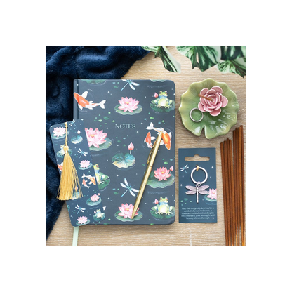 N/A Lily Pad Trinket Dish and Incense Stick Holder -