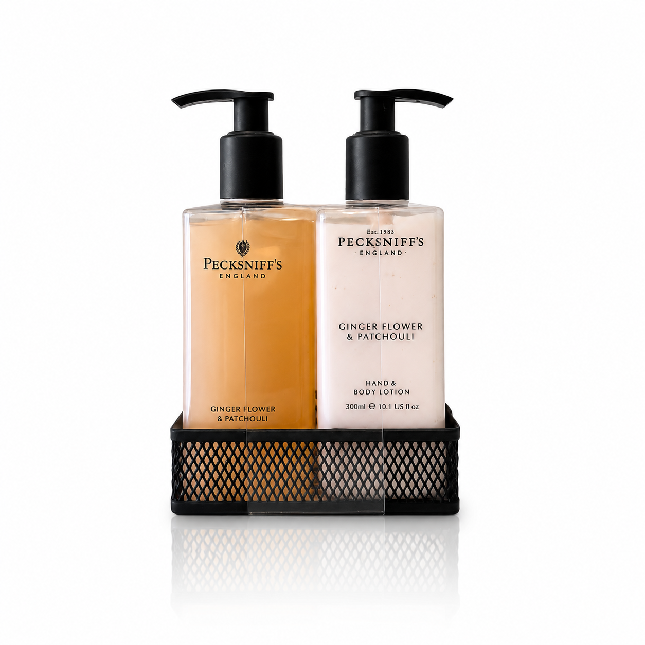 Pecksniff's Pecksniffs Ginger Flower & Patchouli Handwash & Lotion 300ml - Liquid Hand Soap