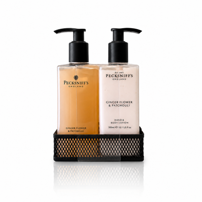 Pecksniff's Pecksniffs Ginger Flower & Patchouli Handwash & Lotion 300ml - Liquid Hand Soap