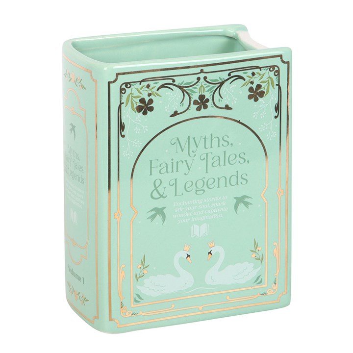 Charming Green Book Shaped Vase to Enrich Your Home Décor
