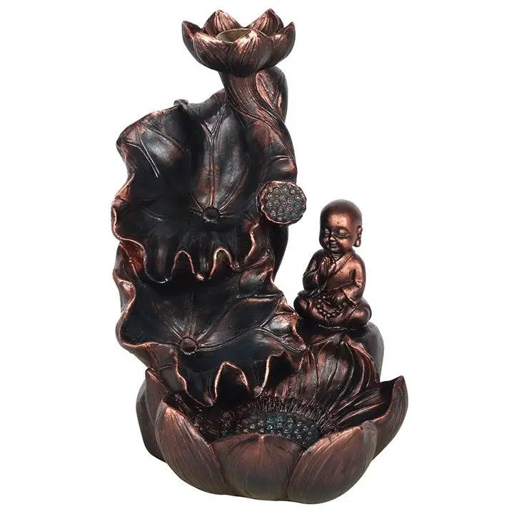 N/A Bronze Effect Buddha Backflow Incense Burner -