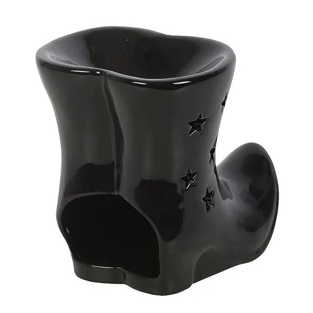 N/A Black Witch Boots Oil Burner -