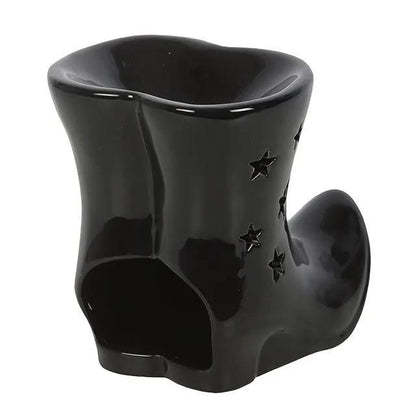 N/A Black Witch Boots Oil Burner -
