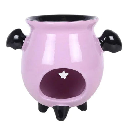N/A Pastel Bat Brew Cauldron Oil Burner -