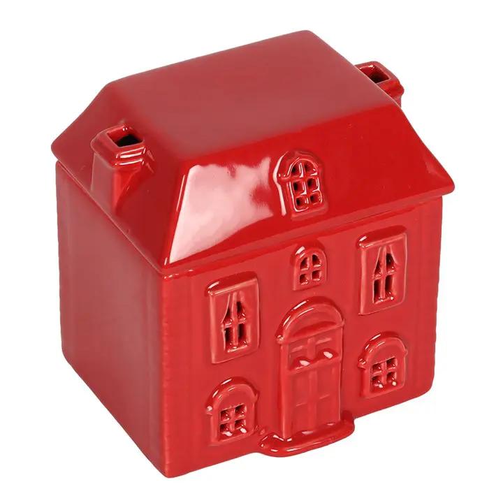N/A Red Ceramic House Oil Burner -