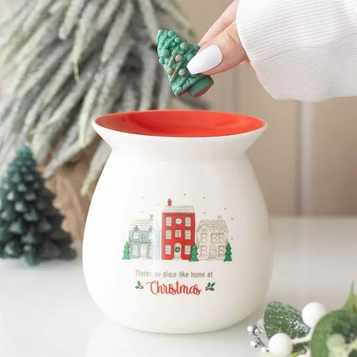 N/A No Place Like Home Ceramic Wax Melt Burner Gift Set -