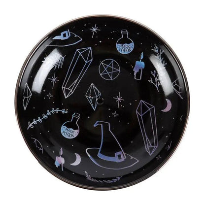 N/A Crystal Witch Incense Holder Plate -