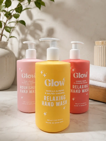Glow Cherry Lychee Vanilla Hand Wash Bundle 3 x 500ml - Everyday Bargainz