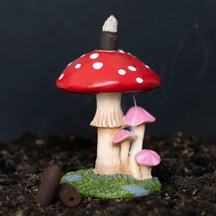 N/A Mushroom Backflow Incense Burner -