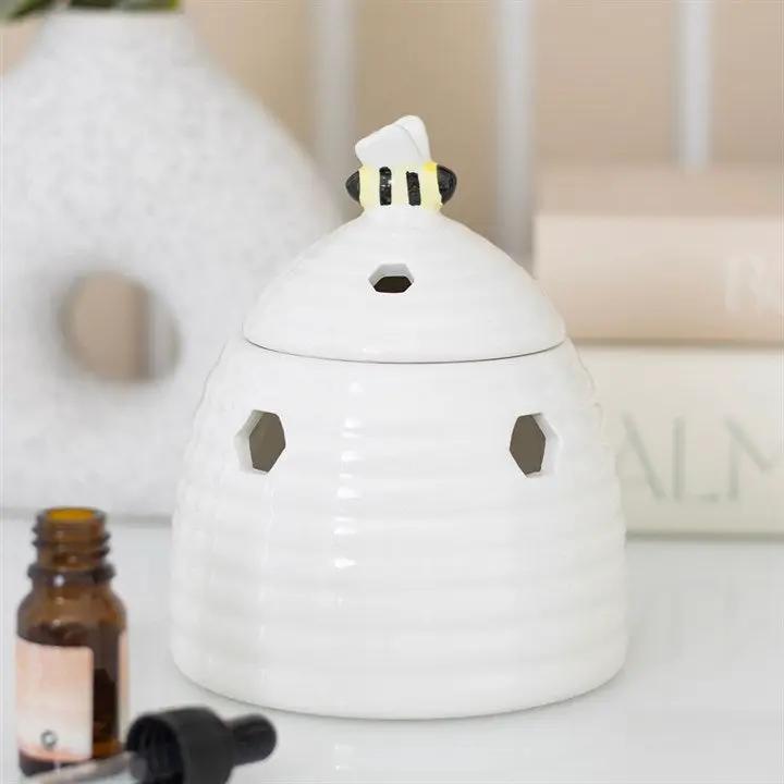 N/A White Beehive Oil Burner -