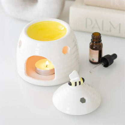 N/A White Beehive Oil Burner -