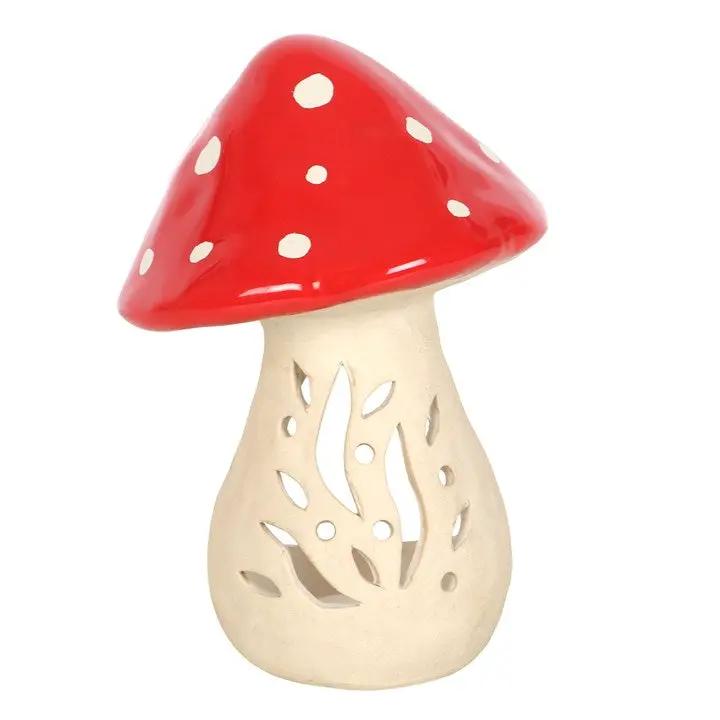 N/A Ceramic Mushroom Tealight Candle Holder -