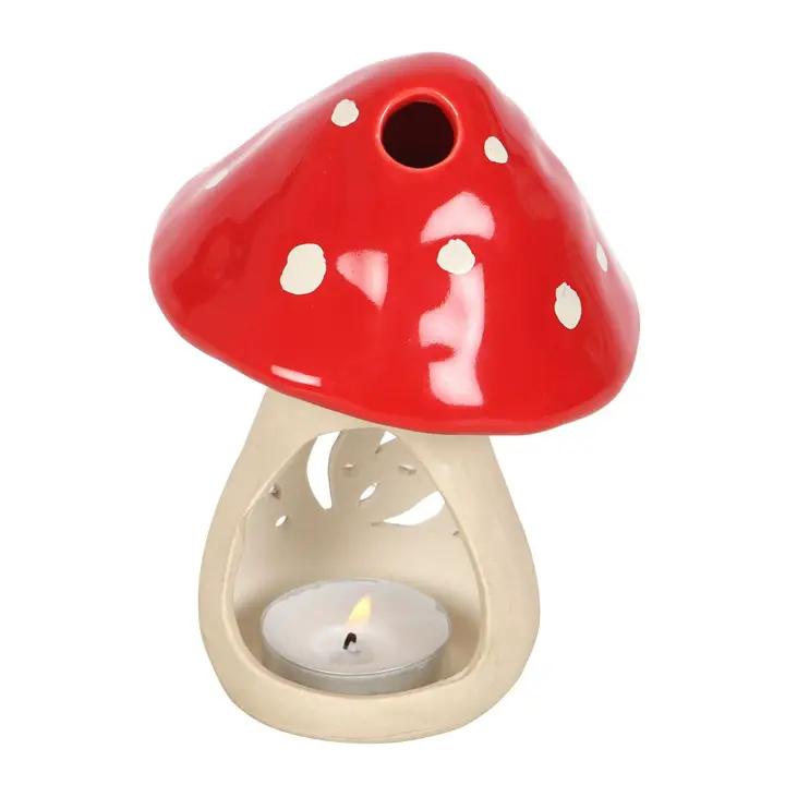 N/A Ceramic Mushroom Tealight Candle Holder -
