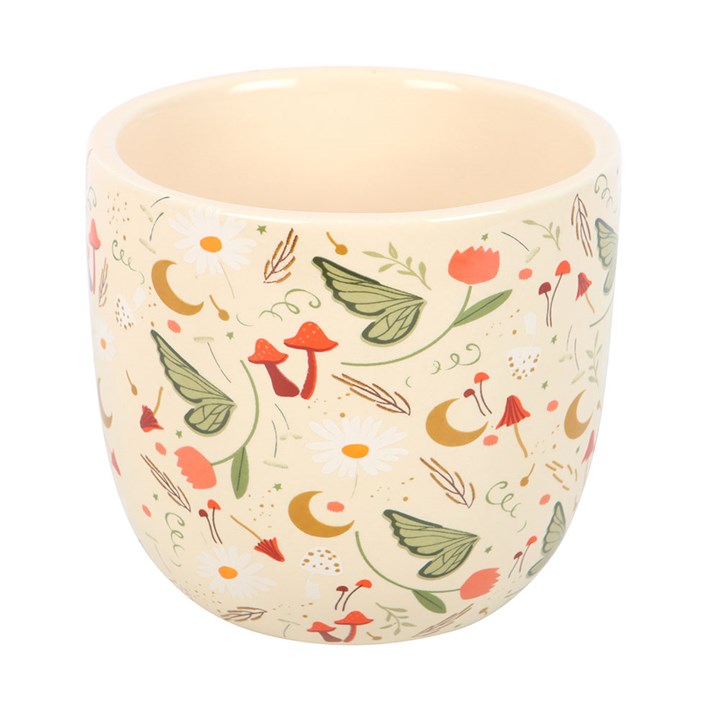 Whimsical Fairy Print Plant Pot to Brighten Your Indoor Garden